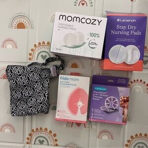 Nursing Essentials Bundle with Momcozy Lansinoh Frida Mom & Udder Covers